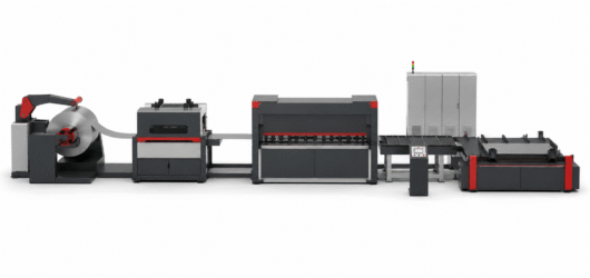 Precision metal cut to length line for appliance manufacturing and metal fabrication - DC-CTL Series