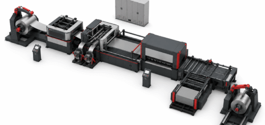 Combined coil slitting and cut to length line for multi-purpose industrial facilities