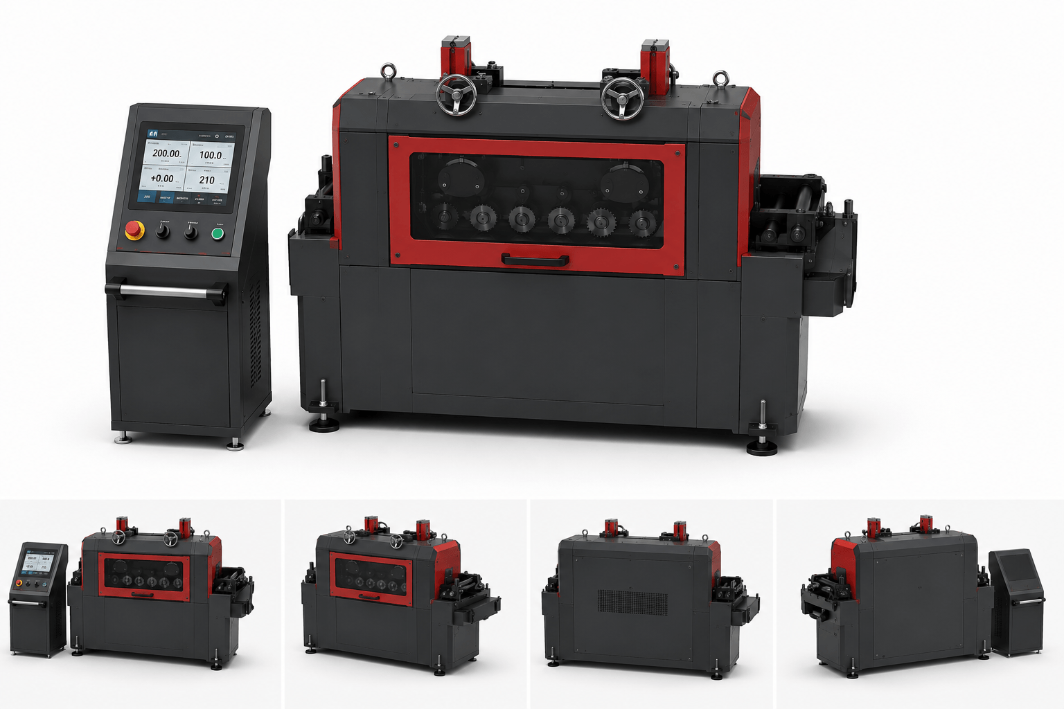 DC-Servo Feeder with Straightener